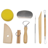 8pcs Basic Clay And Pottery Tool Kit In Nylon Case